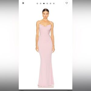 Katie May Strapless Rose Quartz Gown